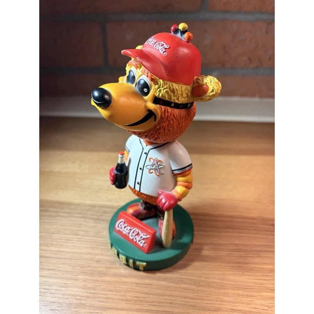Vintage NIB Albuquerque Isotopes Bobblehead Orbit Coca Cola